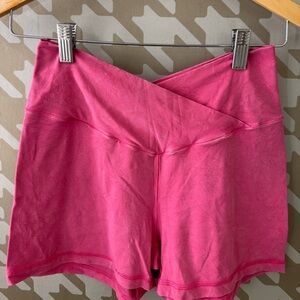 Aerie Offline Vibrant Pink Bike Shorts